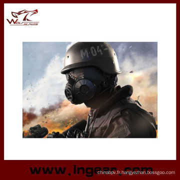 M04 tactique plein visage masque à gaz militaire utilisation pour Wargame